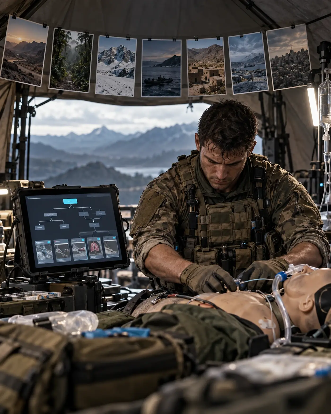 Ecg Screen Red Mobile Prototypes · Special-Purpose-Medics